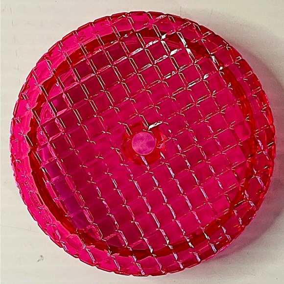 Starbucks Iridescent Pink & Silver Grid Tumbler Cold Cup 24oz Venti 2023 NWT - Picture 6 of 7